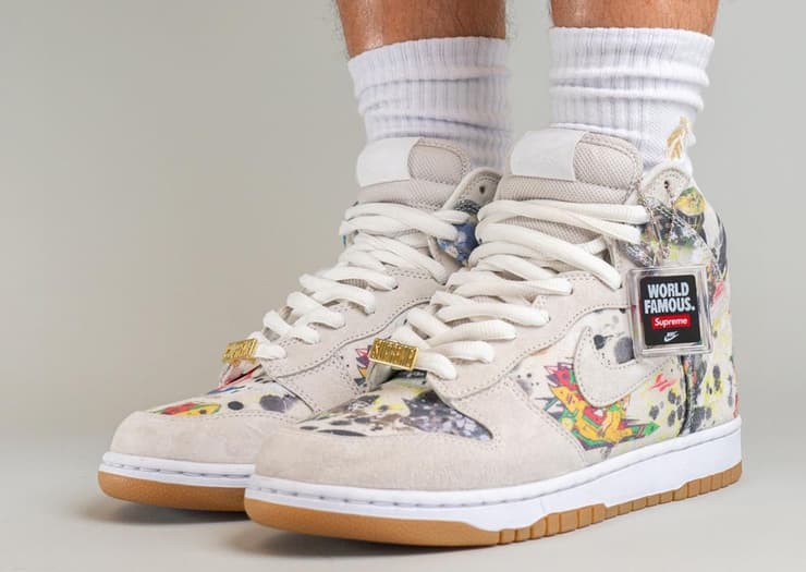 Nike SB Dunk High Supreme Rammellzee Angle 6