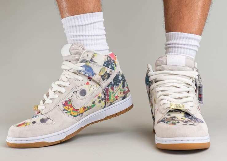 Nike SB Dunk High Supreme Rammellzee Angle 5