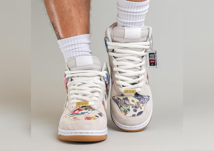 Nike SB Dunk High Supreme Rammellzee Angle 2