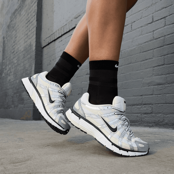 Nike P-6000 Coconut Milk Metallic Silver (W) Angle 0