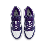 Nike Dunk High Electro Purple Midnight Navy (GS) Angle 1