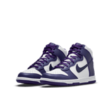 Nike Dunk High Electro Purple Midnight Navy (GS) Angle 2