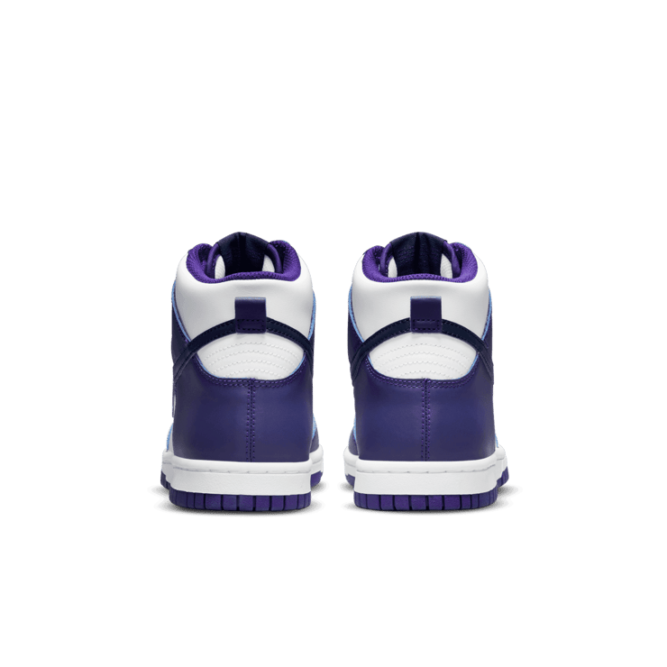 Nike Dunk High Electro Purple Midnight Navy (GS) Angle 3