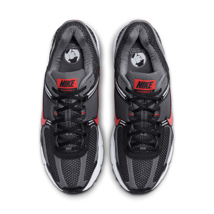 Nike Zoom Vomero 5 Black Picante Red Angle 1