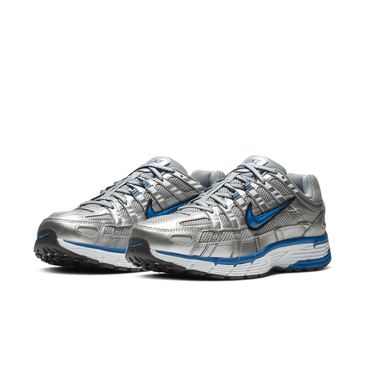 Nike P-6000 Metallic Silver Team Royal (W) Angle 2