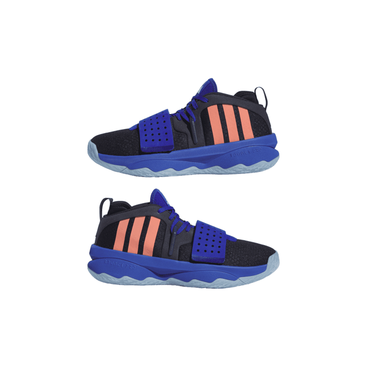 adidas Dame 8 EXTPLY Legend Ink Coral Fusion Angle 5