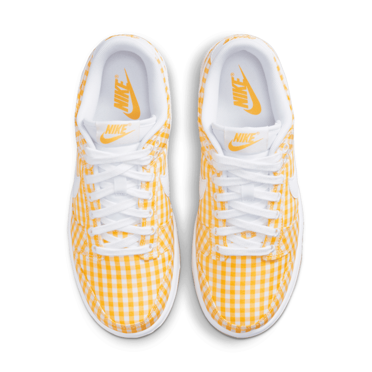 Nike Dunk Low Yellow Gingham (W) Angle 1