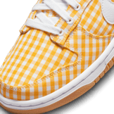 Nike Dunk Low Yellow Gingham (W) Angle 4
