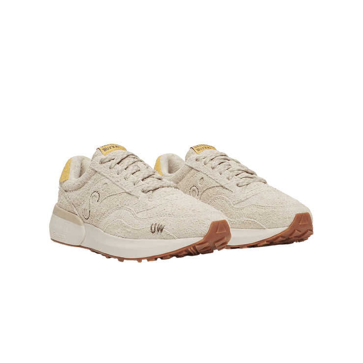 Saucony Jazz NXT Universal Works Beige Angle 0