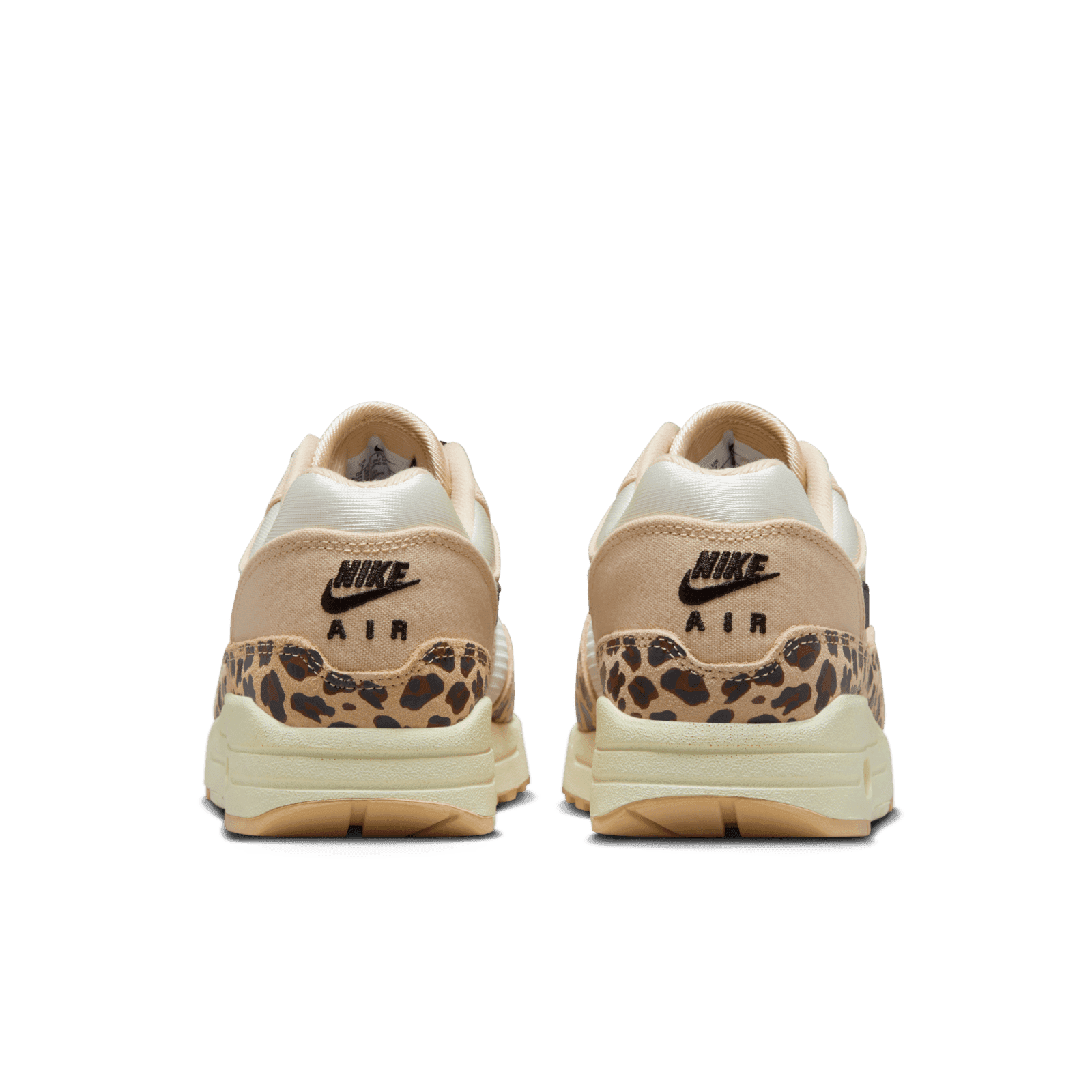 nike air max 1 trainers desert ore wheat leopard