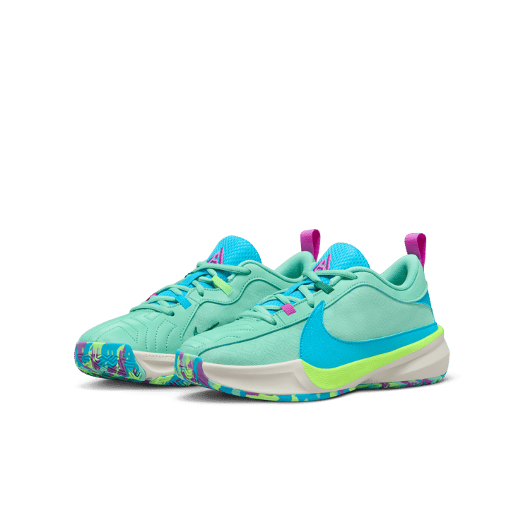 Nike Zoom Freak 5 Greece x Nigeria (GS) Angle 2