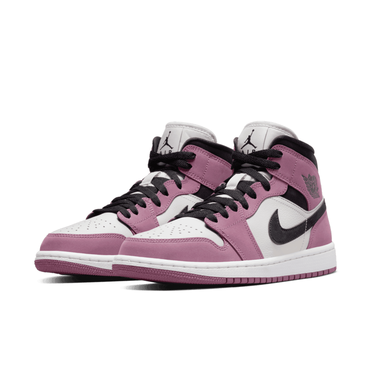 Jordan 1 Mid Berry Pink (W) Angle 2