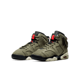 Air Jordan 6 Retro Travis Scott Olive (GS) Angle 2