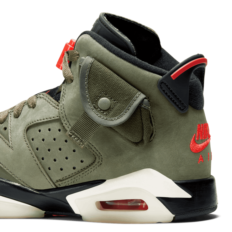 Air Jordan 6 Retro Travis Scott Olive (GS) Angle 6