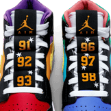 Air Jordan 1 Mid SS Championships (GS) Angle 6