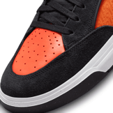 Nike SB React Leo Black Electro Orange Angle 5