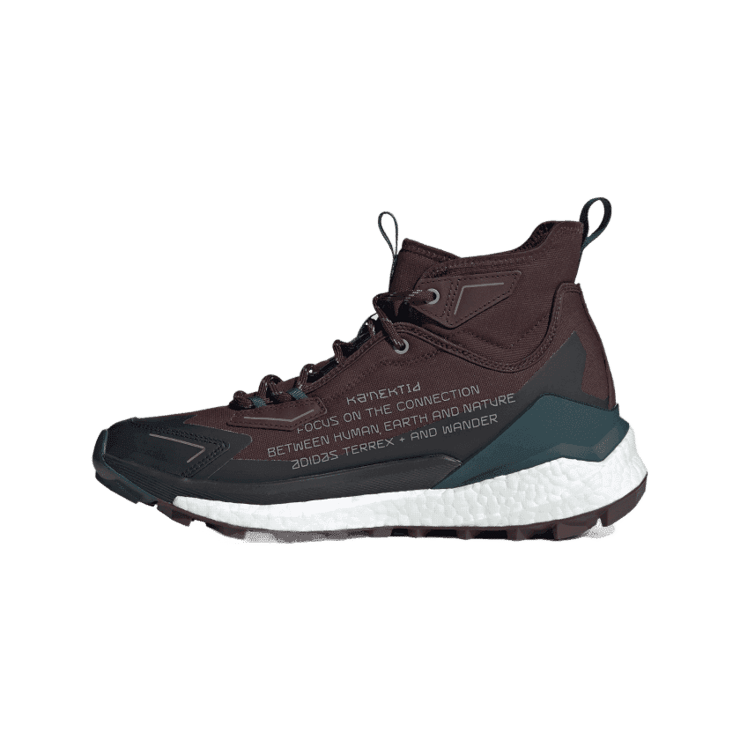 adidas Terrex Free Hiker 2.0 and wander Shadow Brown Angle 5