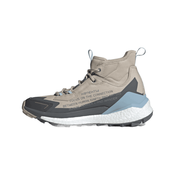 adidas Terrex Free Hiker 2.0 and wander Wonder Beige Angle 5