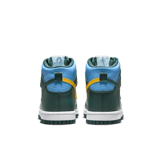 Nike Dunk High Deep Jungle University Blue (GS) Angle 3
