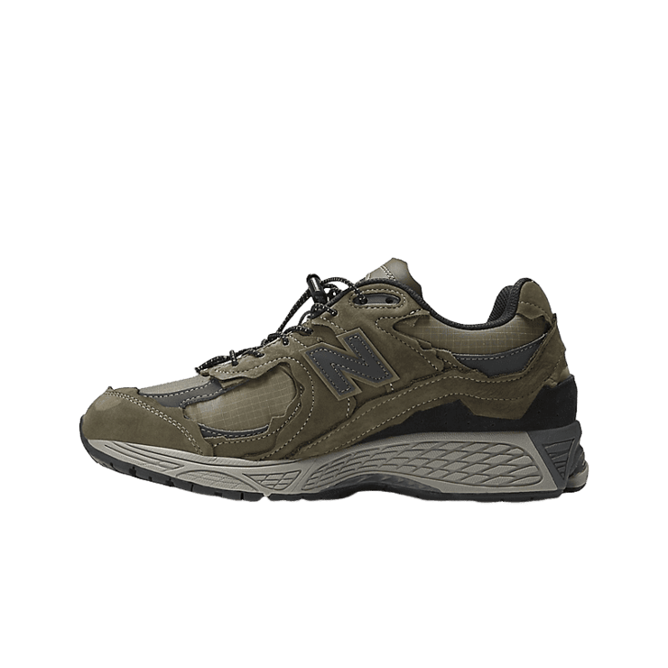New Balance 2002R Protection Pack Dark Moss Angle 0