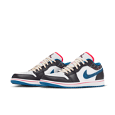 Air Jordan 1 Low SE Black Industrial Blue Angle 2