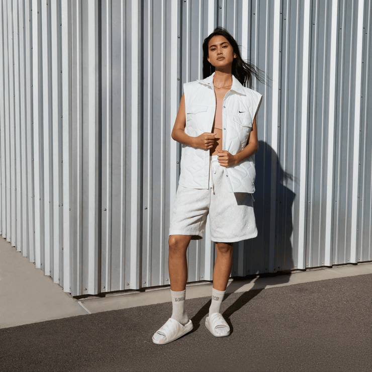 Nike Calm Slide SE Phantom (W) Angle 5