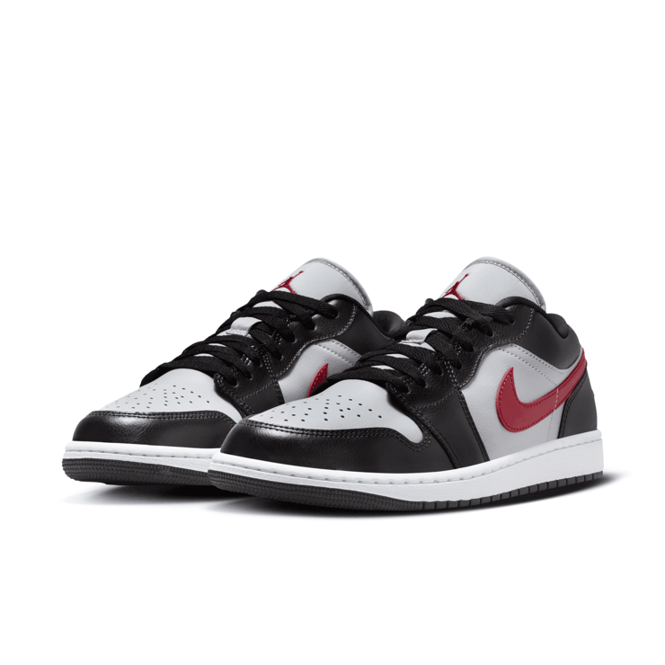 Air Jordan 1 Low Wolf Grey Gym Red (W) Angle 0