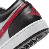 Air Jordan 1 Low Wolf Grey Gym Red (W) Angle 2
