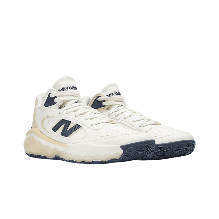 New Balance Fresh Foam BB Vintage Sea Salt Forest Green Angle 2