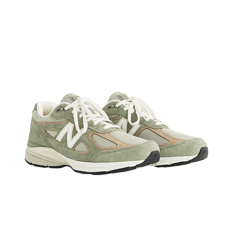 New Balance 990v4 Made in USA Olive Angle 2