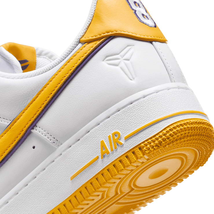 Nike Air Force 1 Low Kobe Bryant White Angle 5