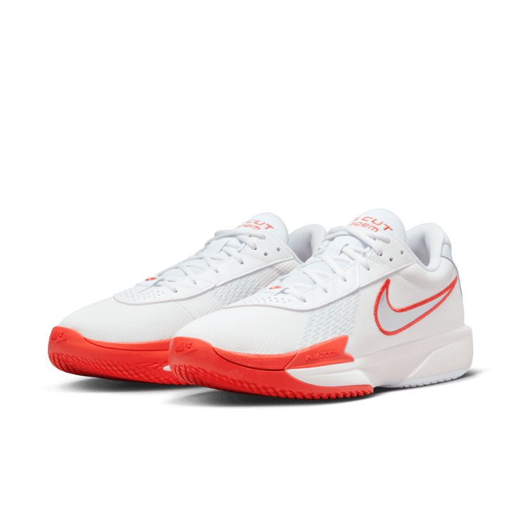 Nike Air Zoom GT Cut Academy Summit White Picante Red Angle 2