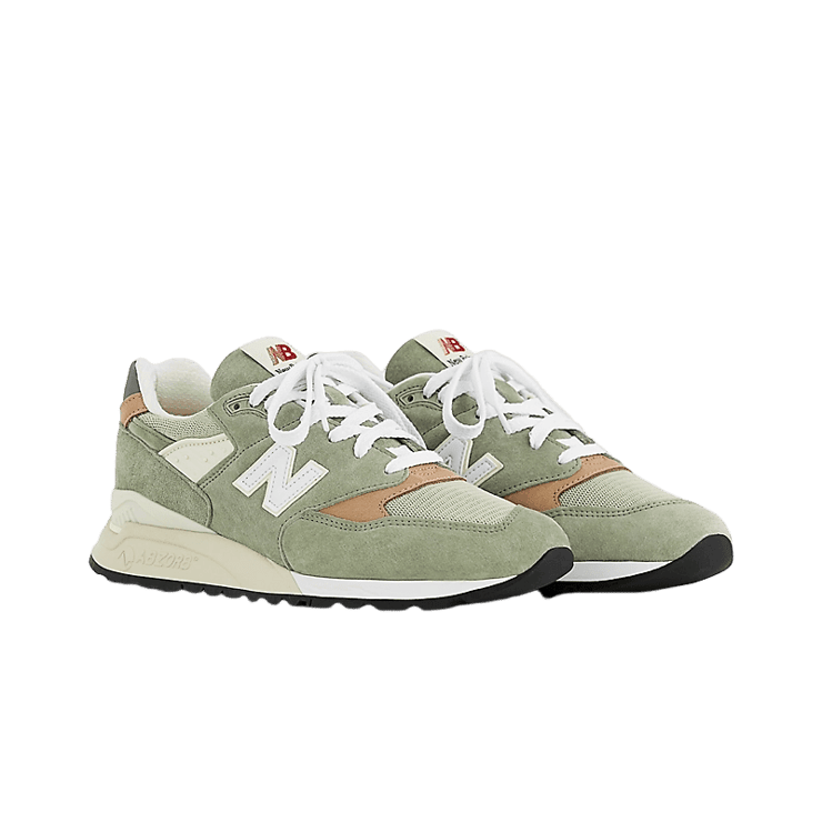 New Balance 998 Made in USA Olive Incense Angle 2