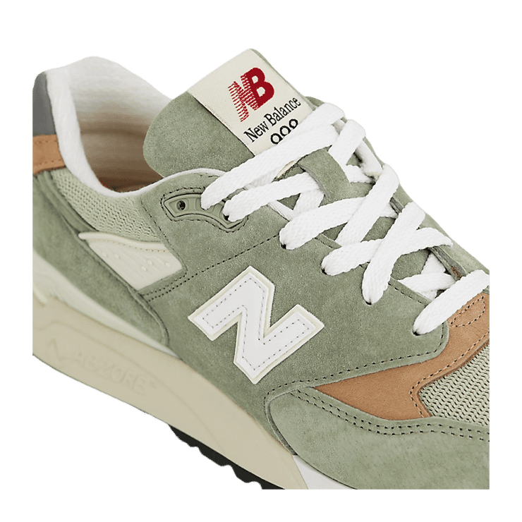 New Balance 998 Made in USA Olive Incense Angle 4