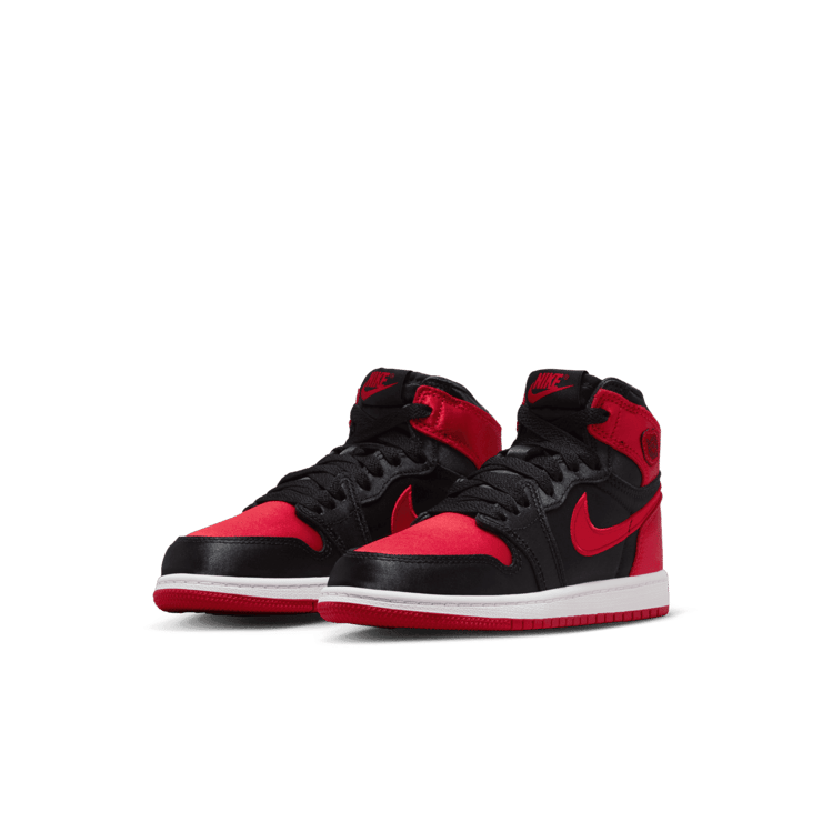 Air Jordan 1 Retro High OG Satin Bred (PS) Angle 2