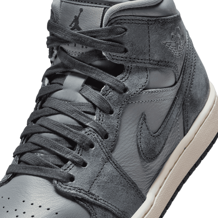 Air Jordan 1 Mid Distressed Smoke Grey (W) Angle 4