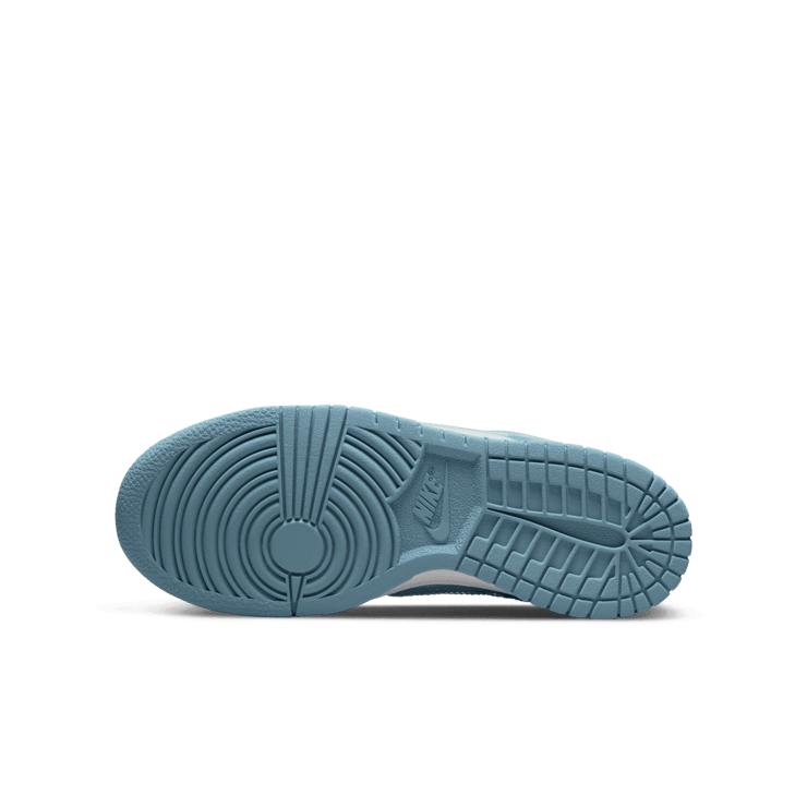 Nike Dunk Low Blue Clear Swoosh (GS) Angle 0