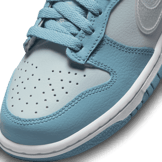 Nike Dunk Low Blue Clear Swoosh (GS) Angle 4