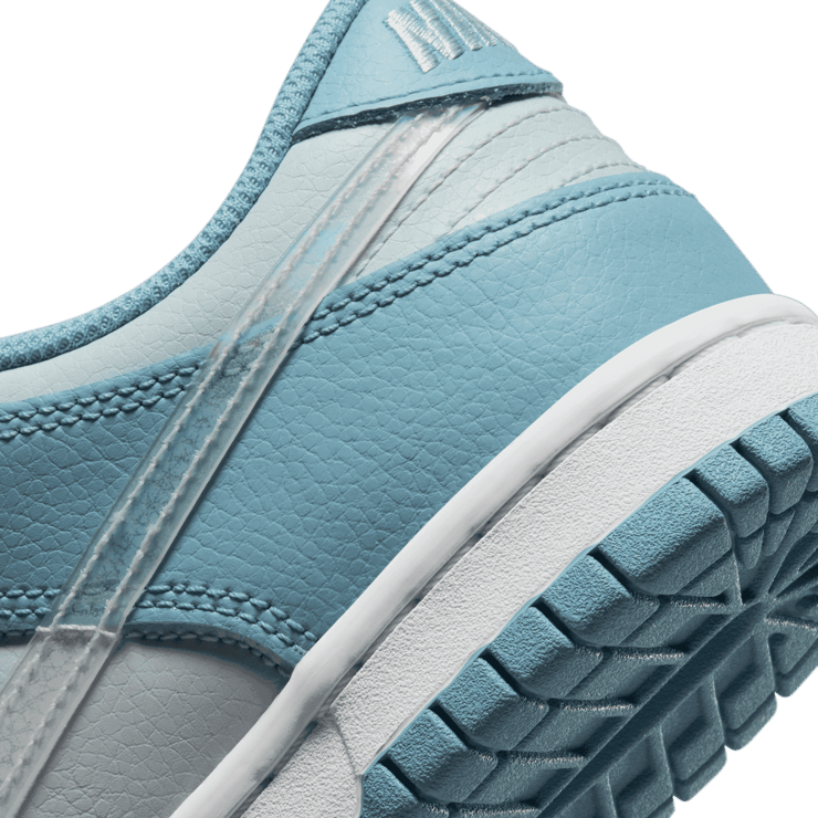 Nike Dunk Low Blue Clear Swoosh (GS) Angle 5