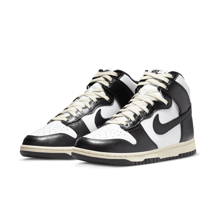 Nike Dunk High Vintage Black (W) Angle 2