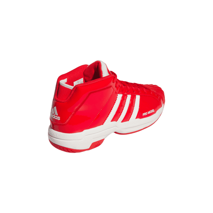 adidas Pro Model 2G Mid Red Angle 3