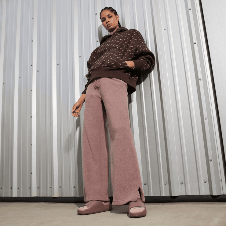 Nike Calm Slide Smokey Mauve (W) Angle 5