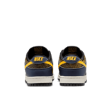 Nike Dunk Low Black Michigan Angle 3