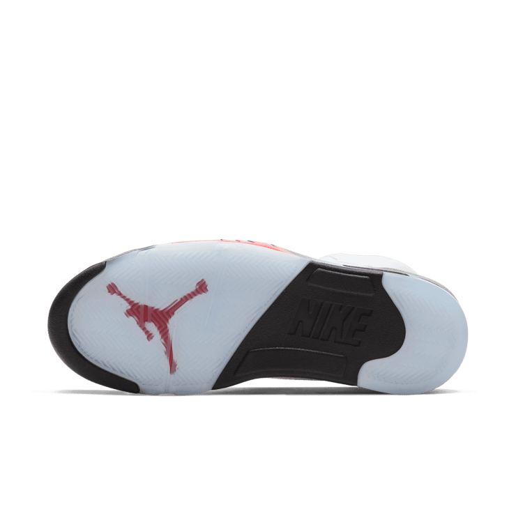 Air Jordan 5 Retro Fire Red Silver Tongue Angle 0