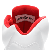 Air Jordan 5 Retro Fire Red Silver Tongue Angle 6