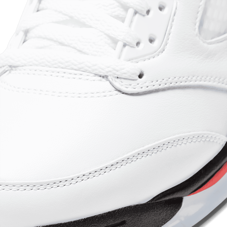Air Jordan 5 Retro Fire Red Silver Tongue Angle 7