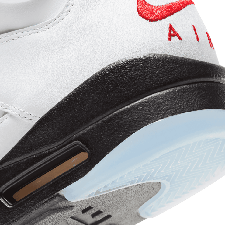 Air Jordan 5 Retro Fire Red Silver Tongue Angle 8