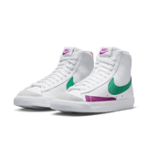 Nike Blazer Mid '77 Vintage 'White Green Fuchsia' (W) Angle 2