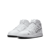 Jordan 1 Mid Schematic (GS) Angle 2