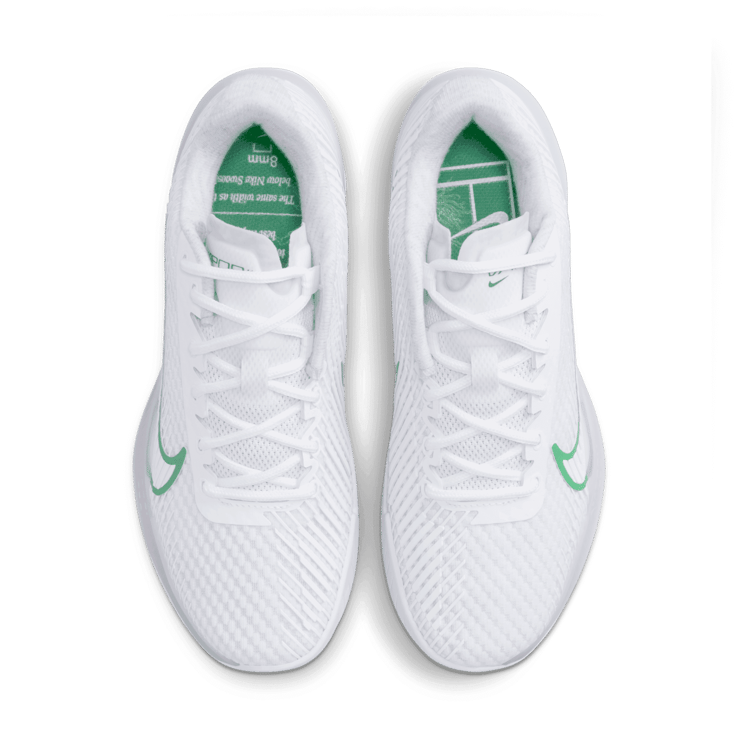 Nike Court Air Zoom Vapor 11 HC 'White Kelly Green' (W) Angle 1